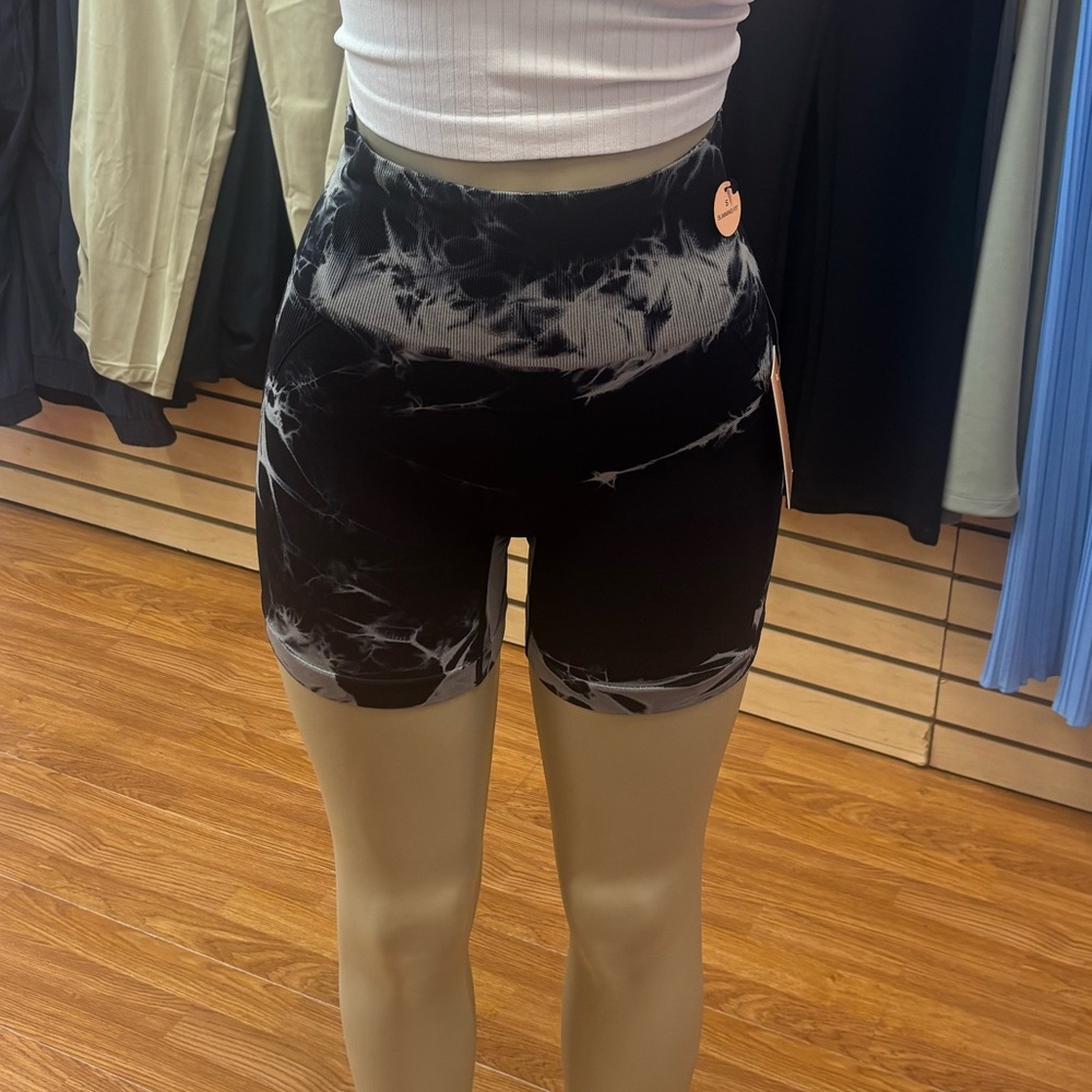 Black and Gray Women's Shorts